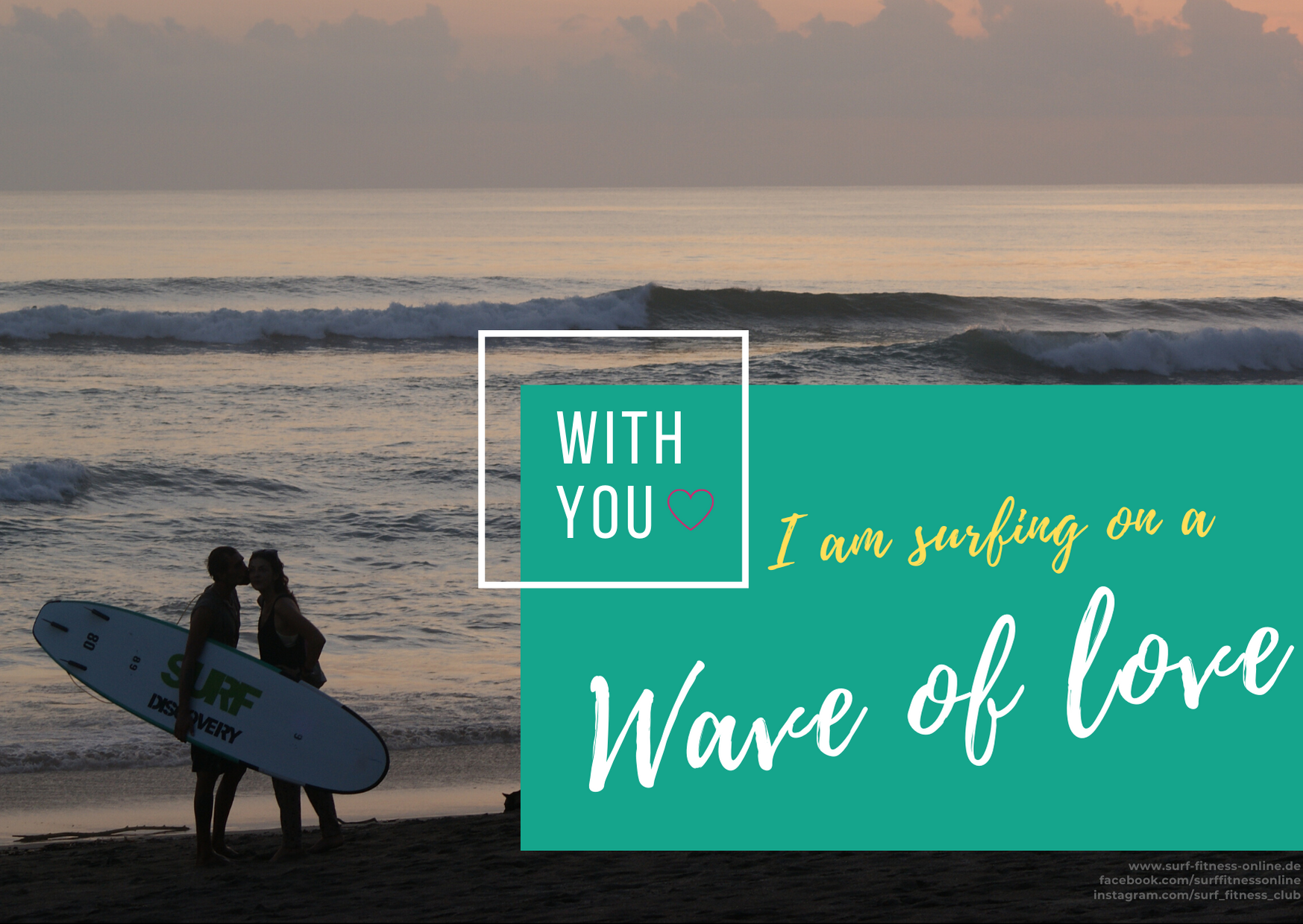 1 Valentinsgrüße für Surfer, Surfen Valentinstag