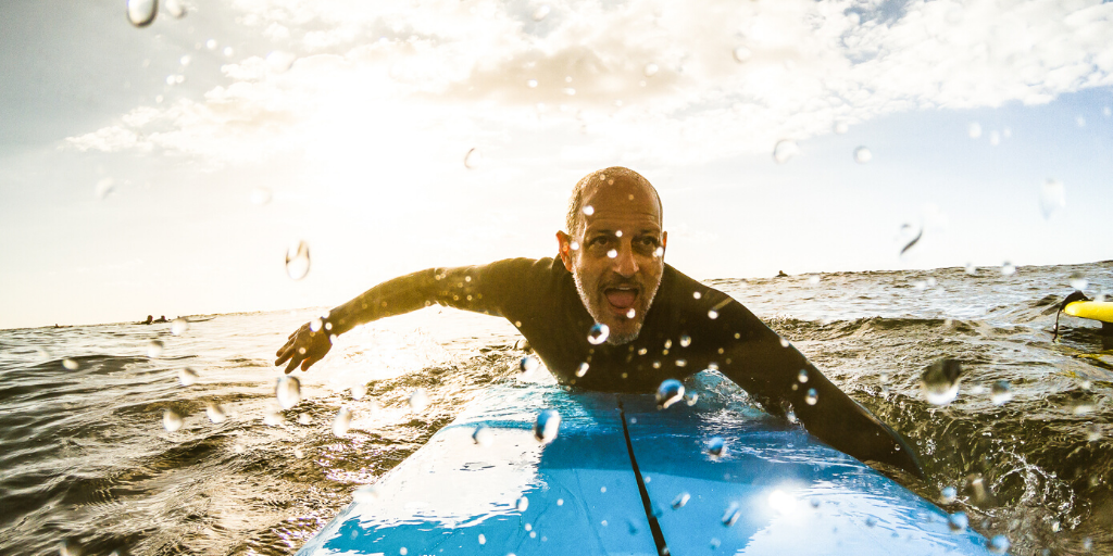 Surfen Welche Welle anpaddeln