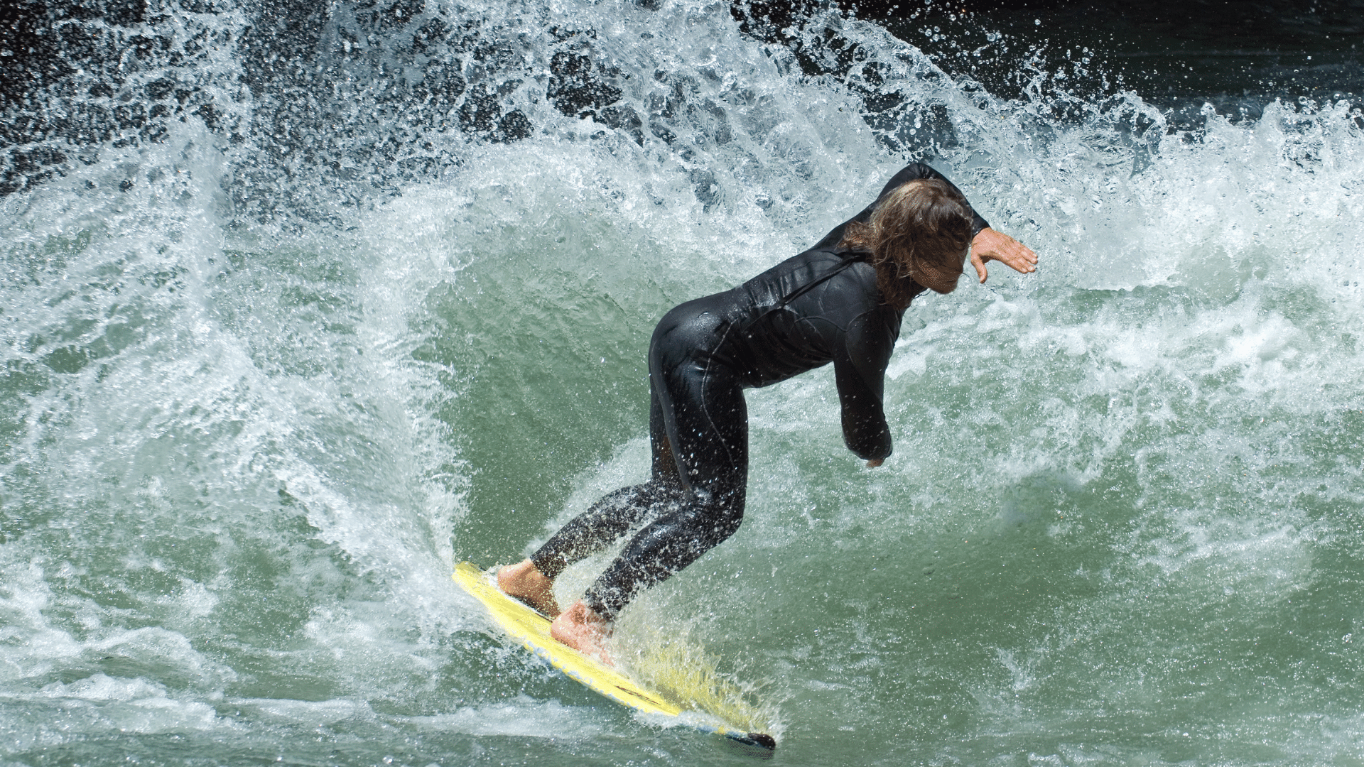 Roundhouse Cutback Surfmanöver Surfen